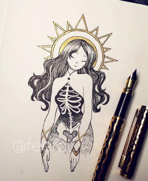 Inktober Art Inspiration &amp; Ideas by Feefal