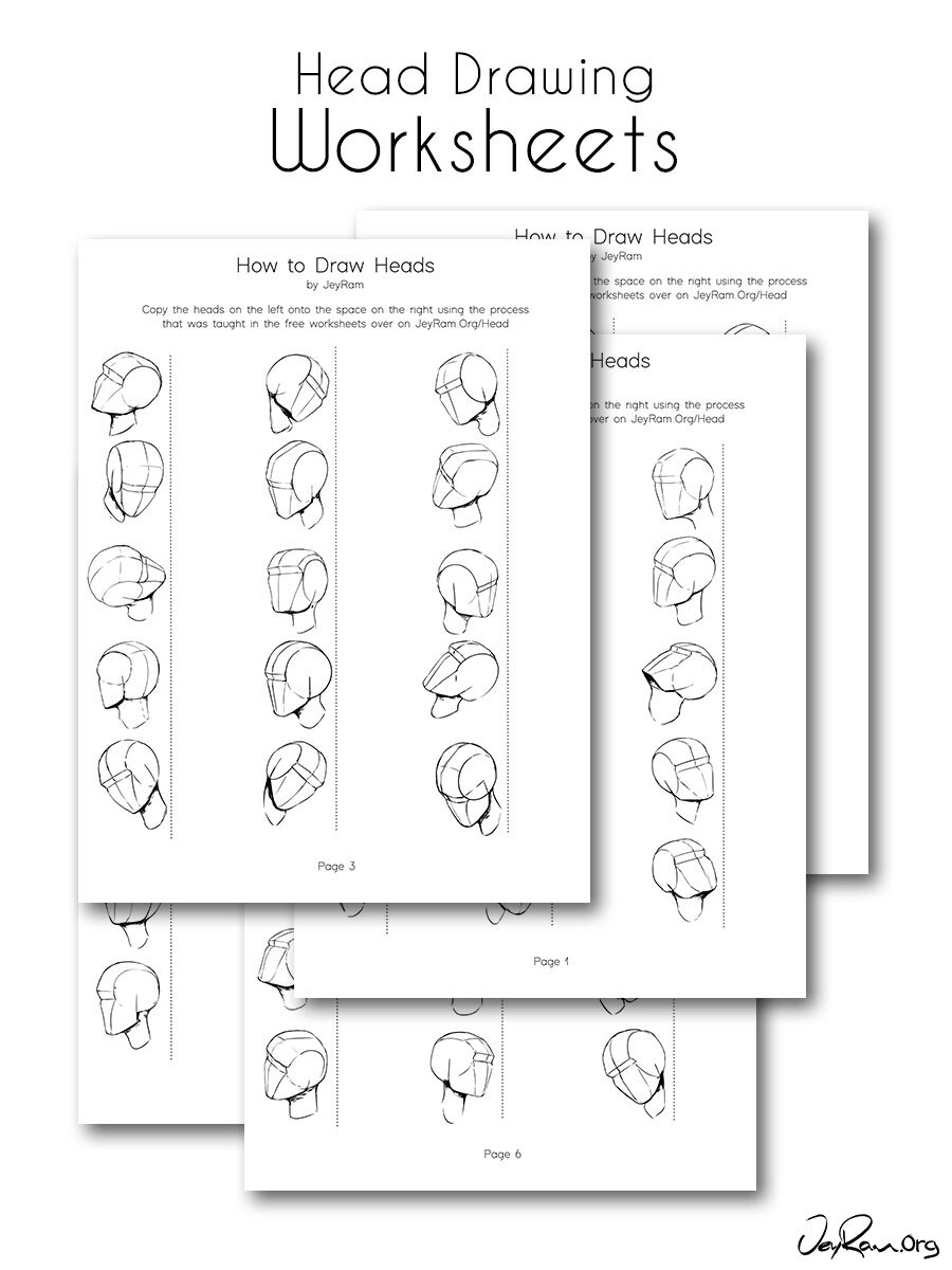 How to Draw Tutorials for Beginners: with Step by Step PDF Worksheets -  JeyRam Drawing Tutorials