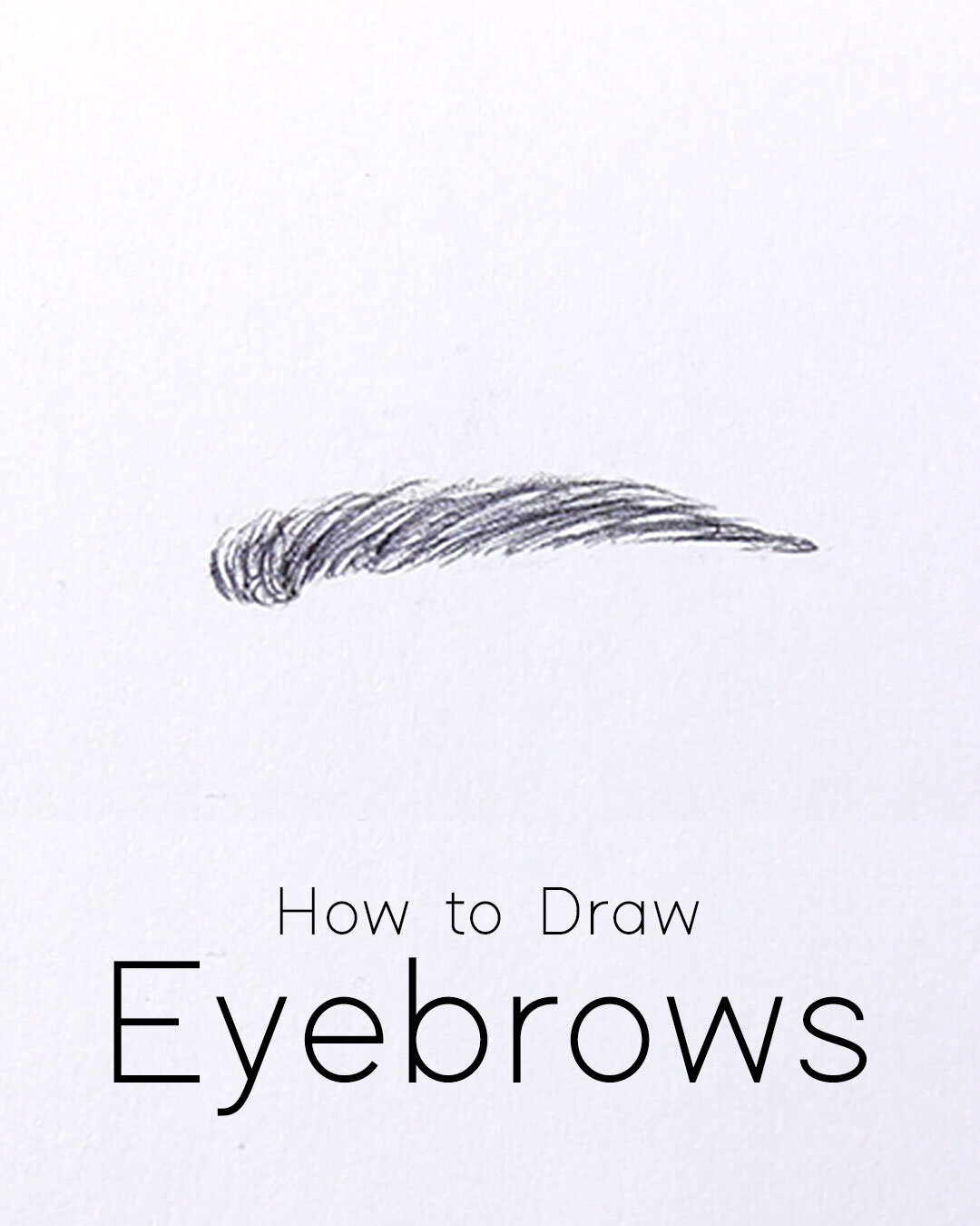 How to Draw the Eyebrows: Step by Step Art Tutorial for Beginners #illustration #art #artist