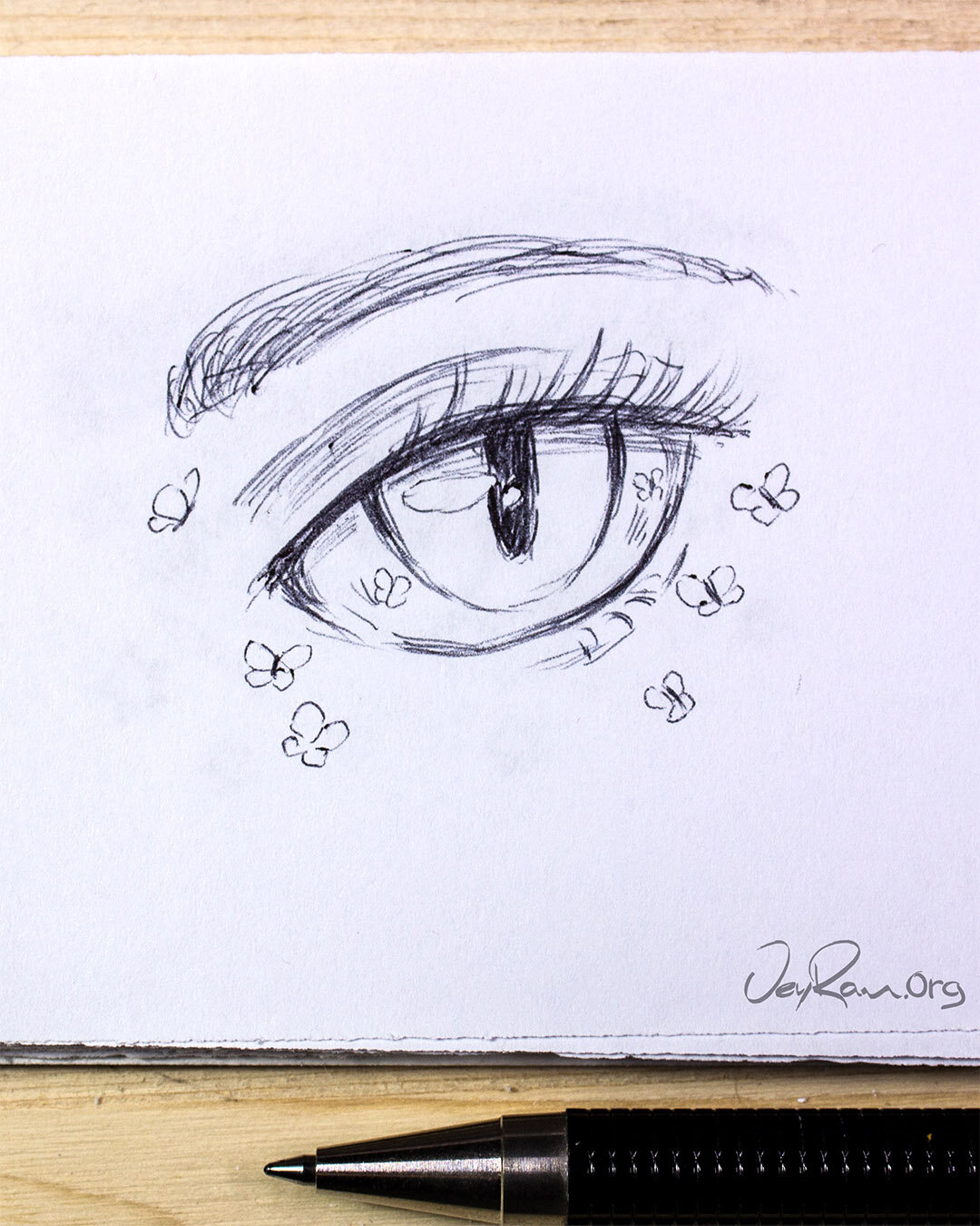 How to Draw Female Anime Eyes: Step by Step for Beginners PDF by JeyRam