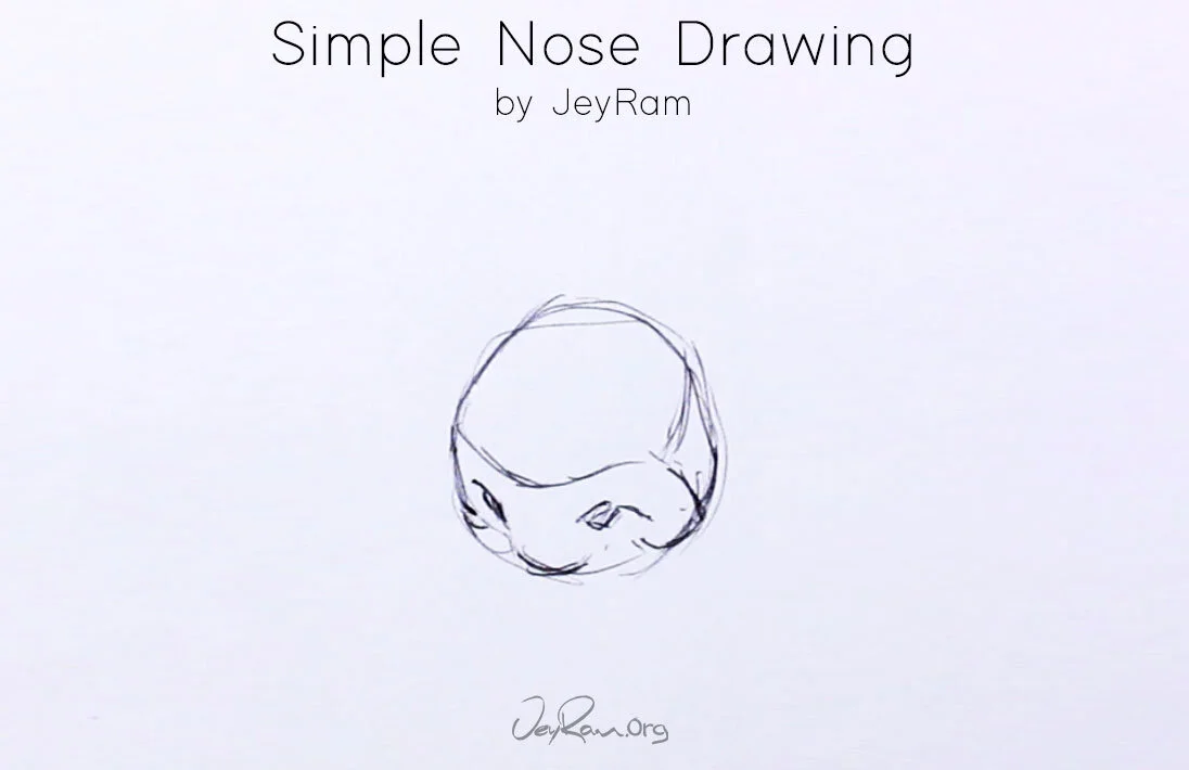 How to Draw a Nose from an Angle — JeyRam Art In this video you can see how to shade realistic eyes, nose, lips and which materials i use.