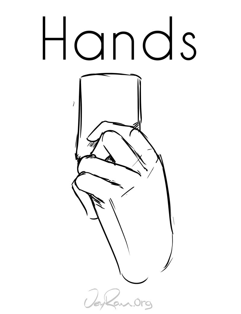 How to Draw the Hands: Art Tutorial by JeyRam #art #drawing #tutorial