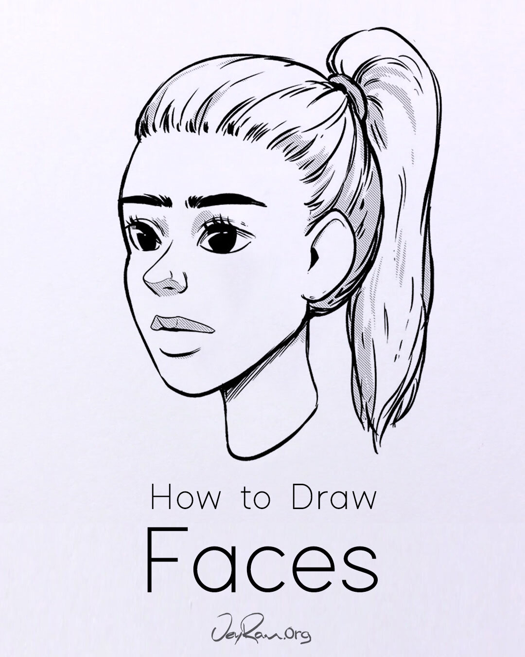 Simple Portrait Simple Easy Sketches For Beginners - kropkowe-kocie