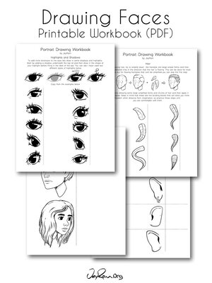 How to Draw Faces - JeyRam Spiritual Art How to Draw Faces - JeyRam Spiritual Art