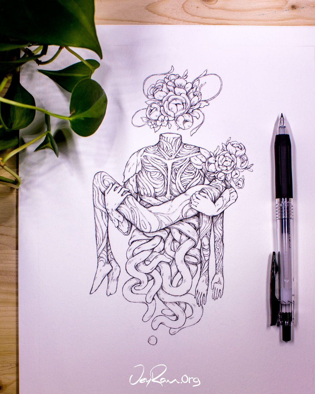 Ink Drawing by JeyRam #art #drawing #illustration #inktober 