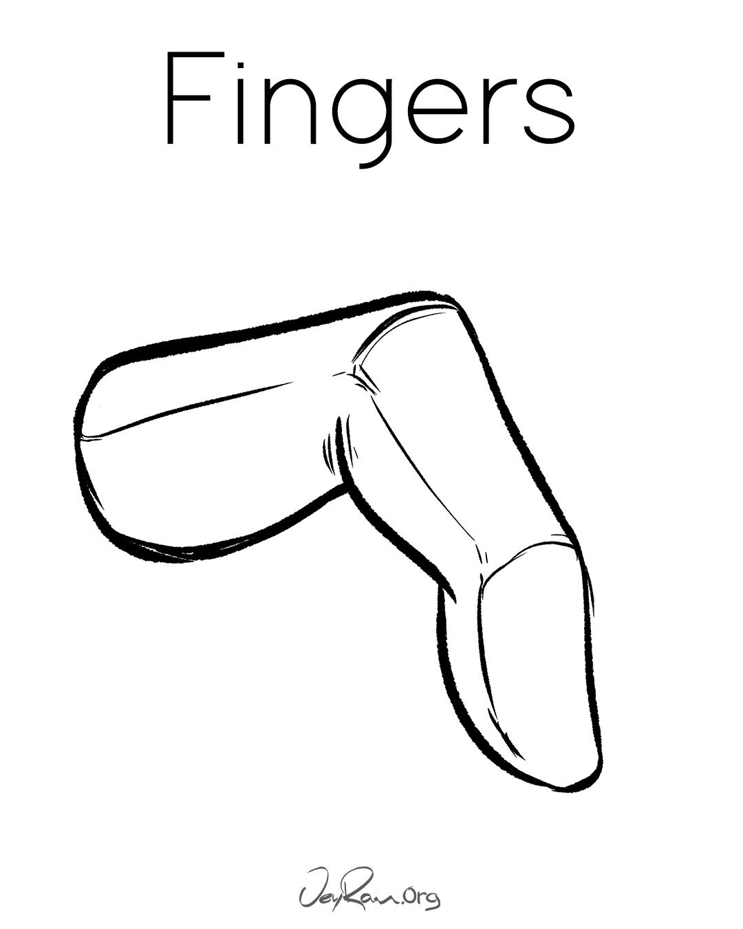 How to Draw the Fingers