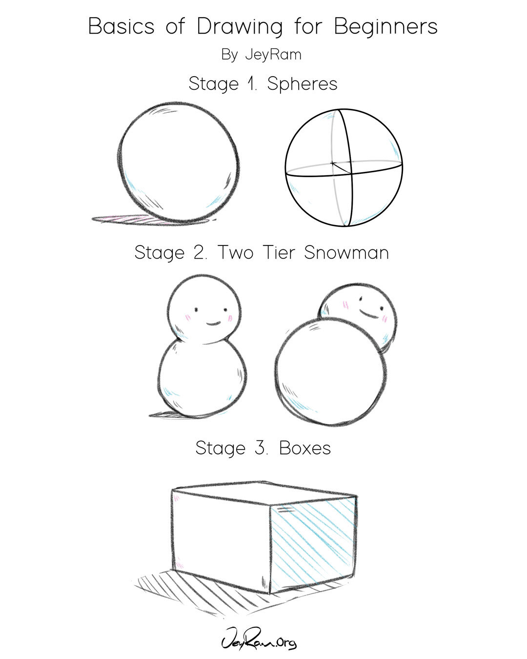 How to Draw for Beginners: Step by Step Exercises & Free Worksheet - JeyRam  Drawing Tutorials