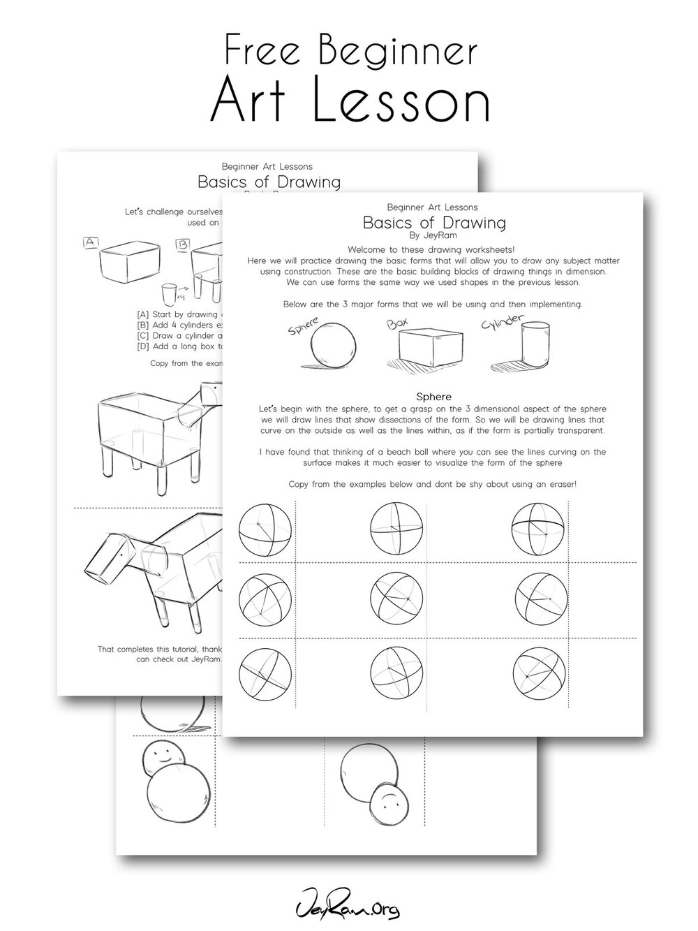 Sketchbook Drawings - JeyRam Drawing Tutorials