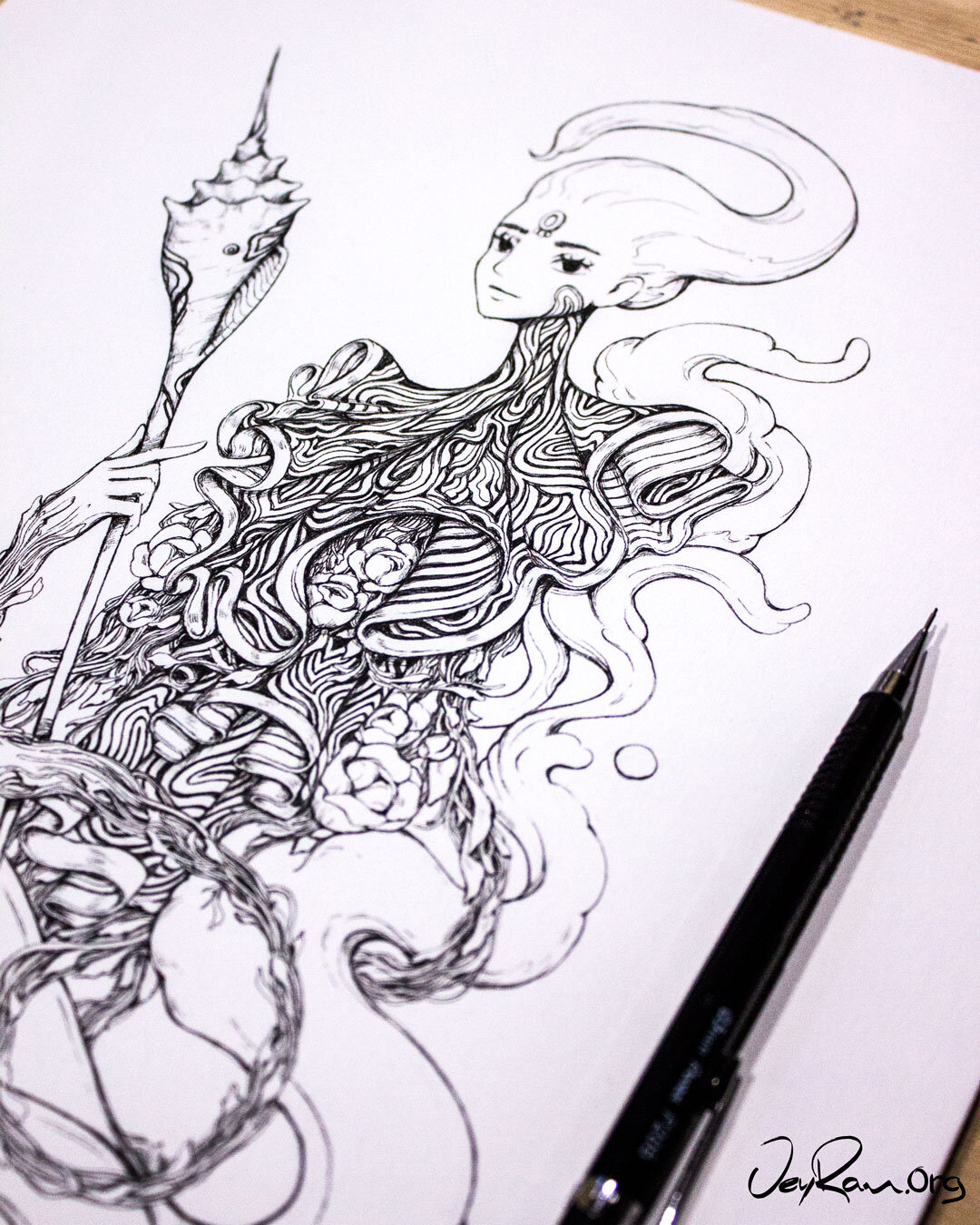 Original Ink Drawing - Affordable Art in Canada for Art Collectors