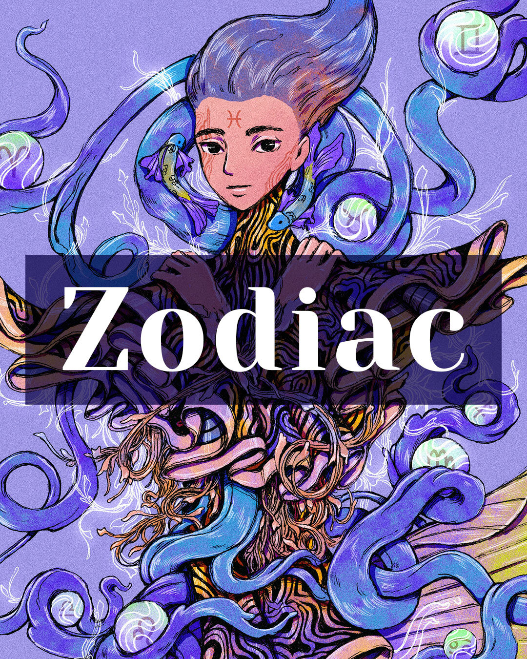 Zodiac Illustrations and Paintings - 12 Horoscopes of the Zodiac