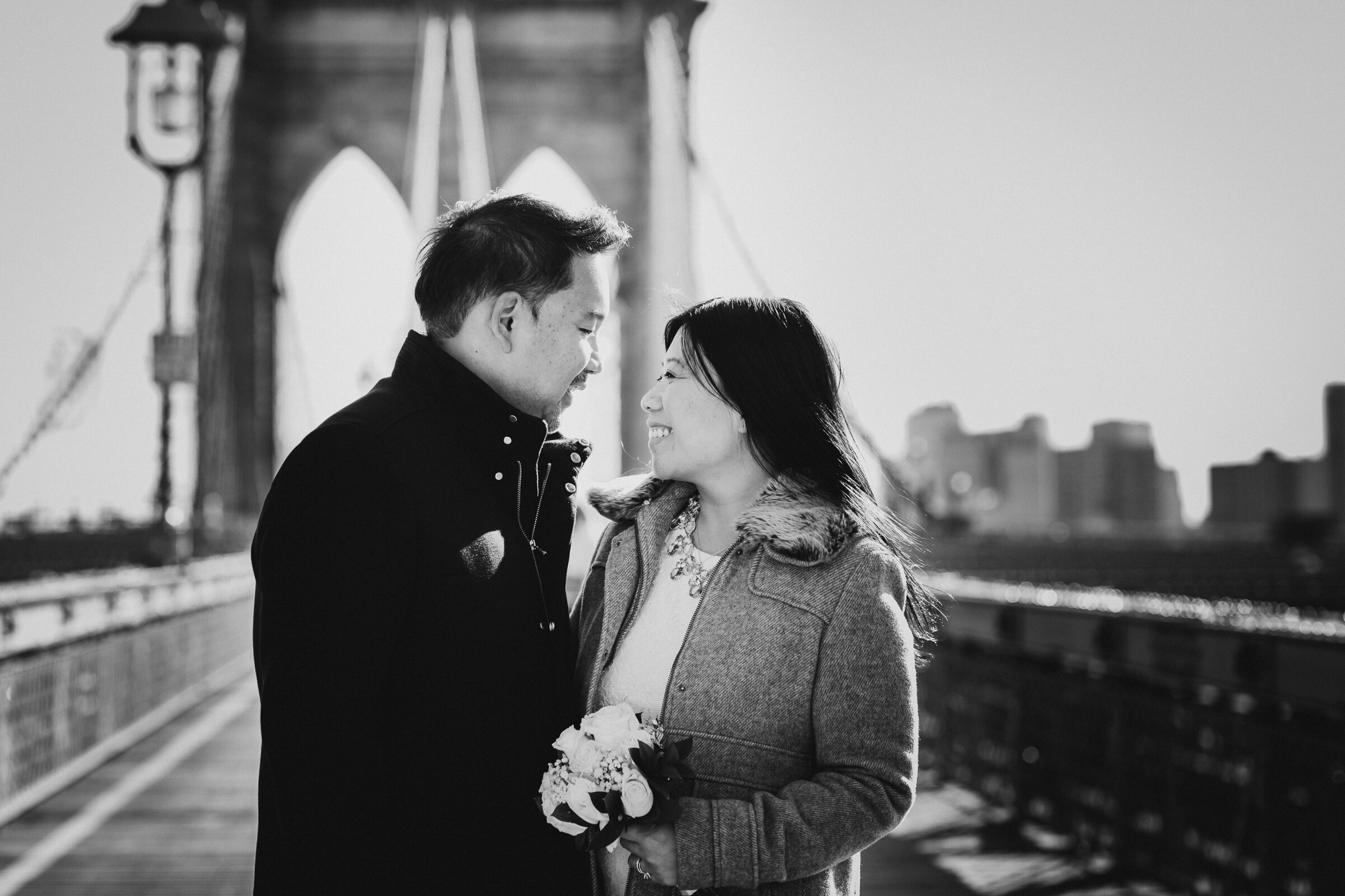 Last wedding before lockdowns! We walked the Brooklyn Bridge with Michelle and Ian amongst crowds of people not wearing masks:)