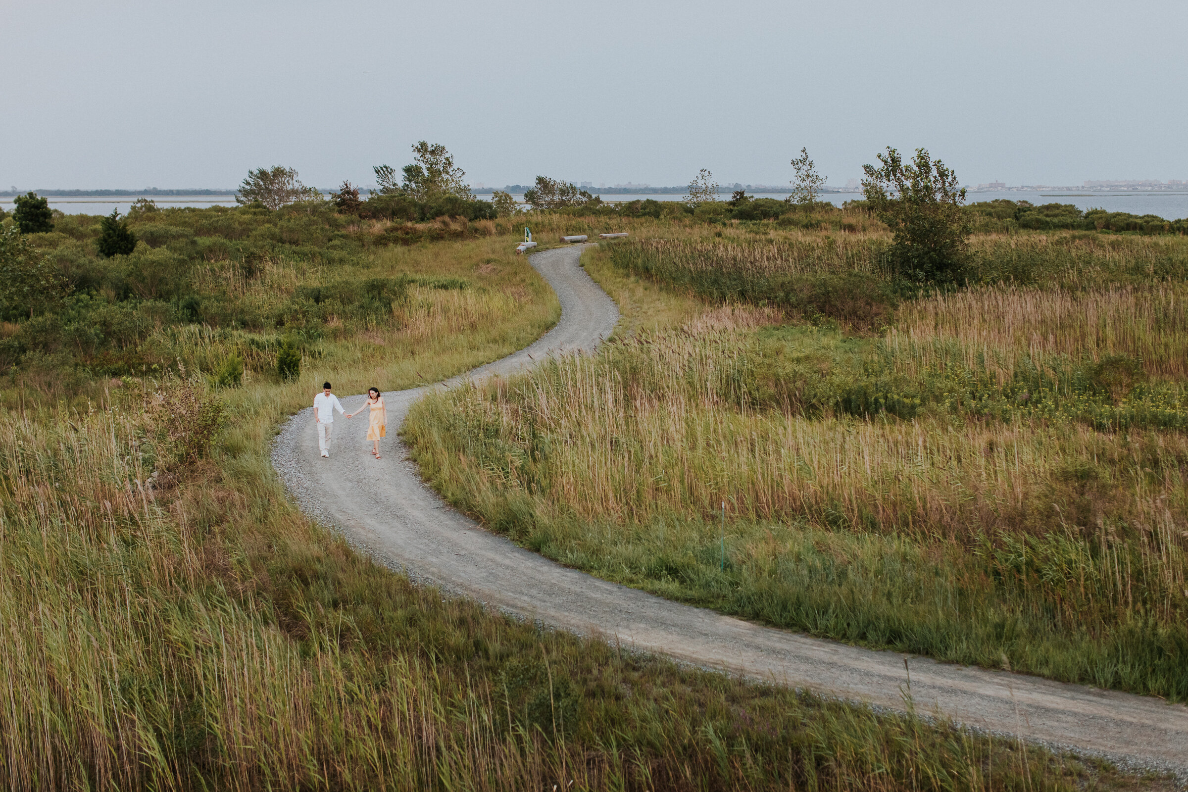 Finding new cool locations for engagement sessions with Kristy and Jerry