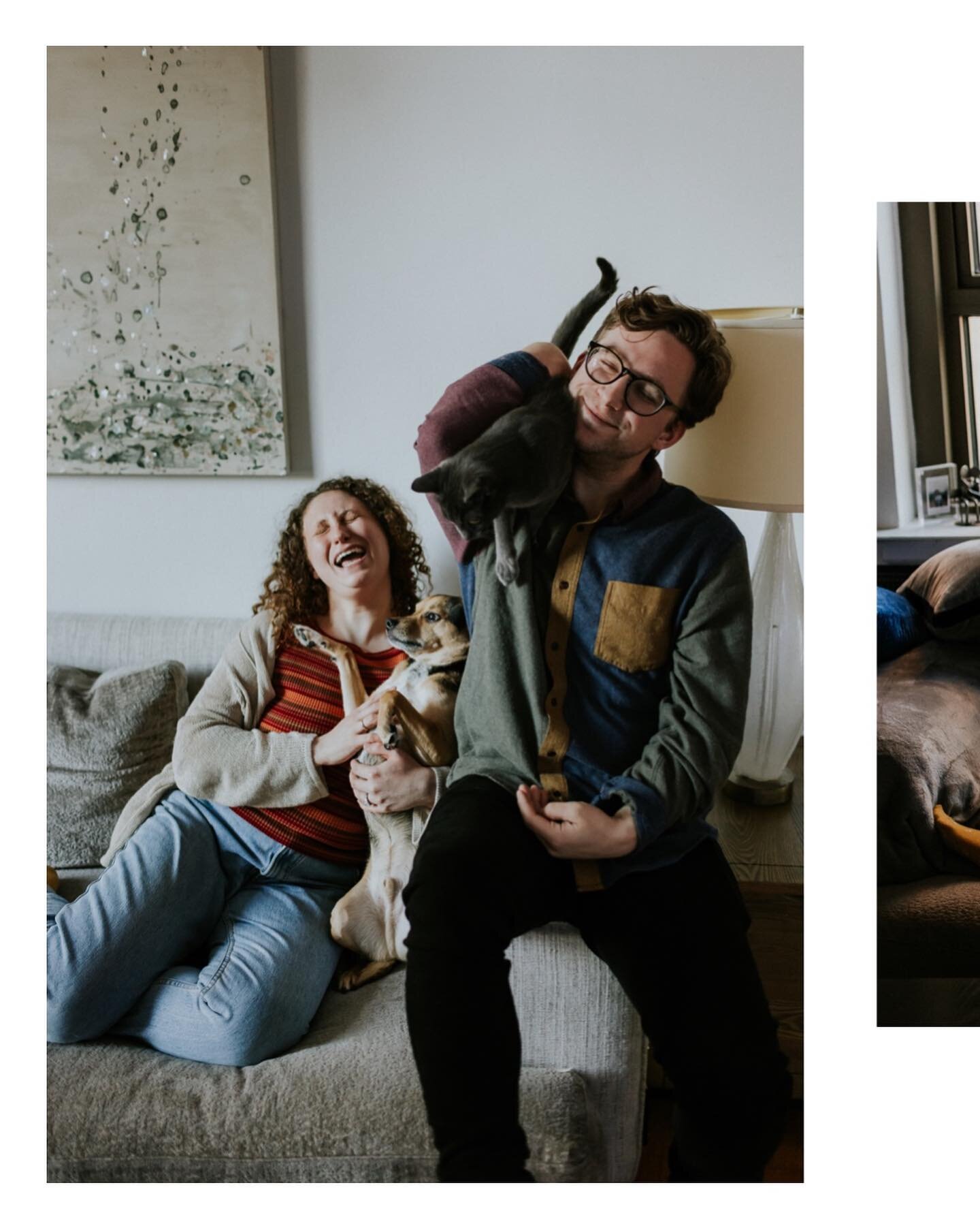 Was looking through engagement sessions from last year for Junebug Weddings and this session was the coziest of them all:) It was so beautiful to document Ryan and Chris in their space with their fur babies❤️
#brooklynengagementphotographer #nycengag