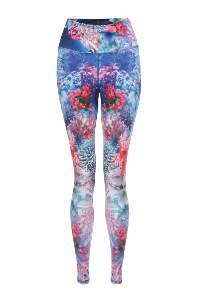 Samanata Yogi - Coral Planet Leggings