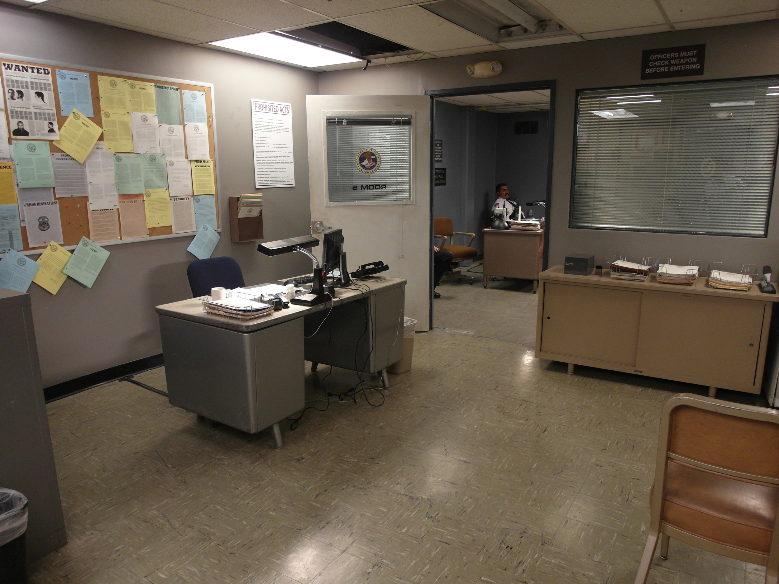 INT. FEDERAL PRISONER INTAKE