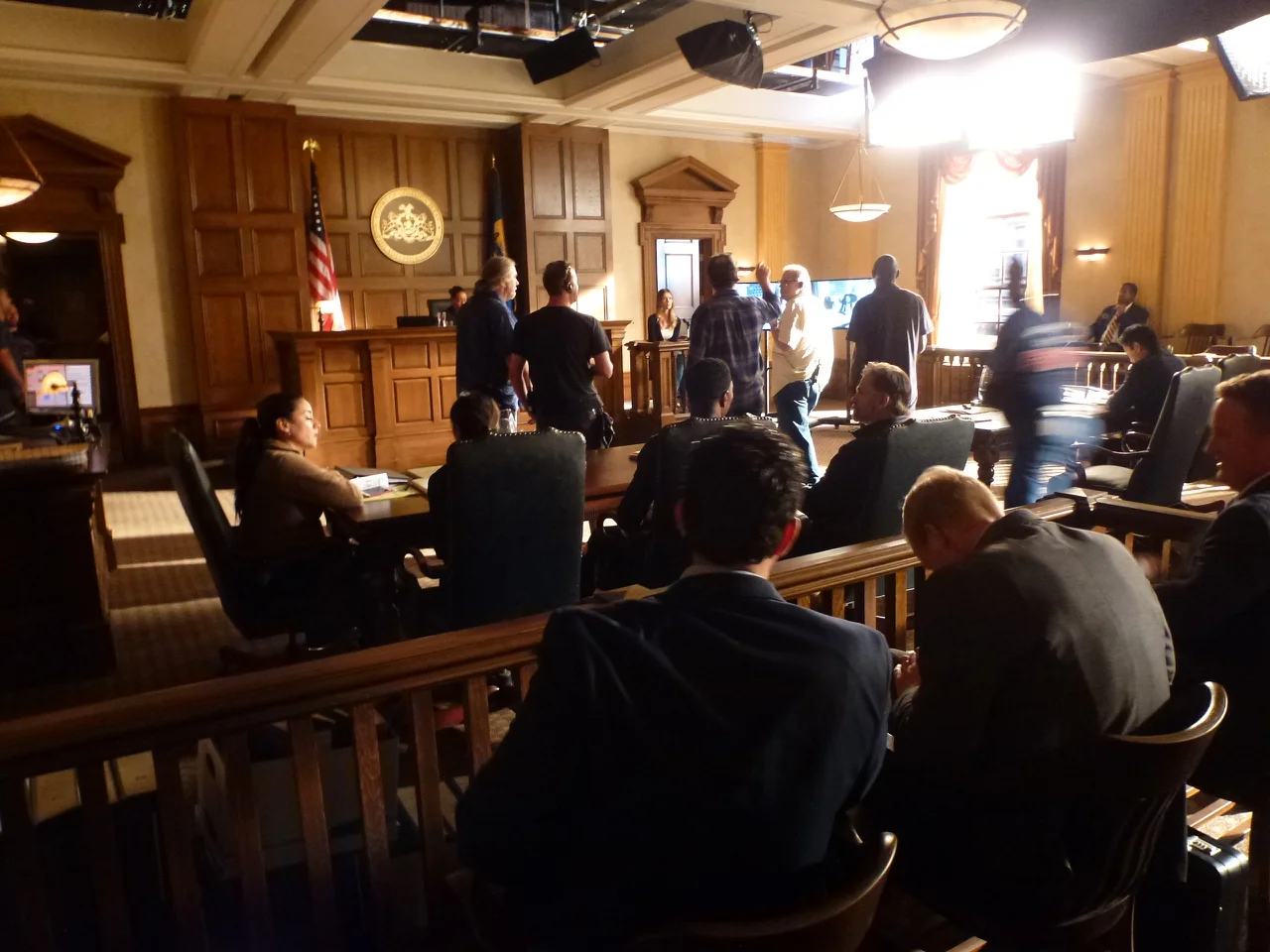 INT. COURTROOM - CONFIG. 1