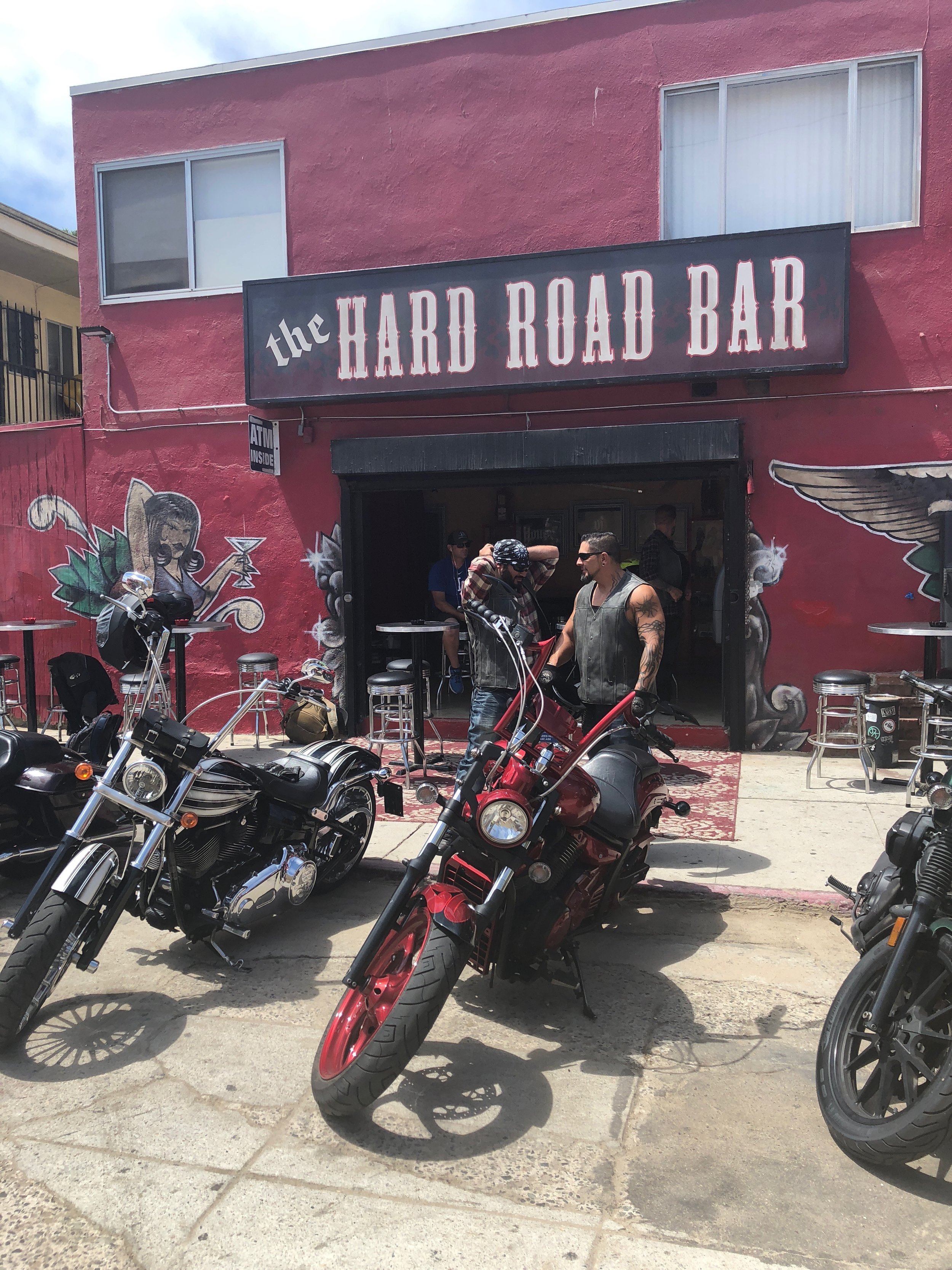  EXT. BIKER BAR (LOCATION TATTOO PARLOR CONVERT) 