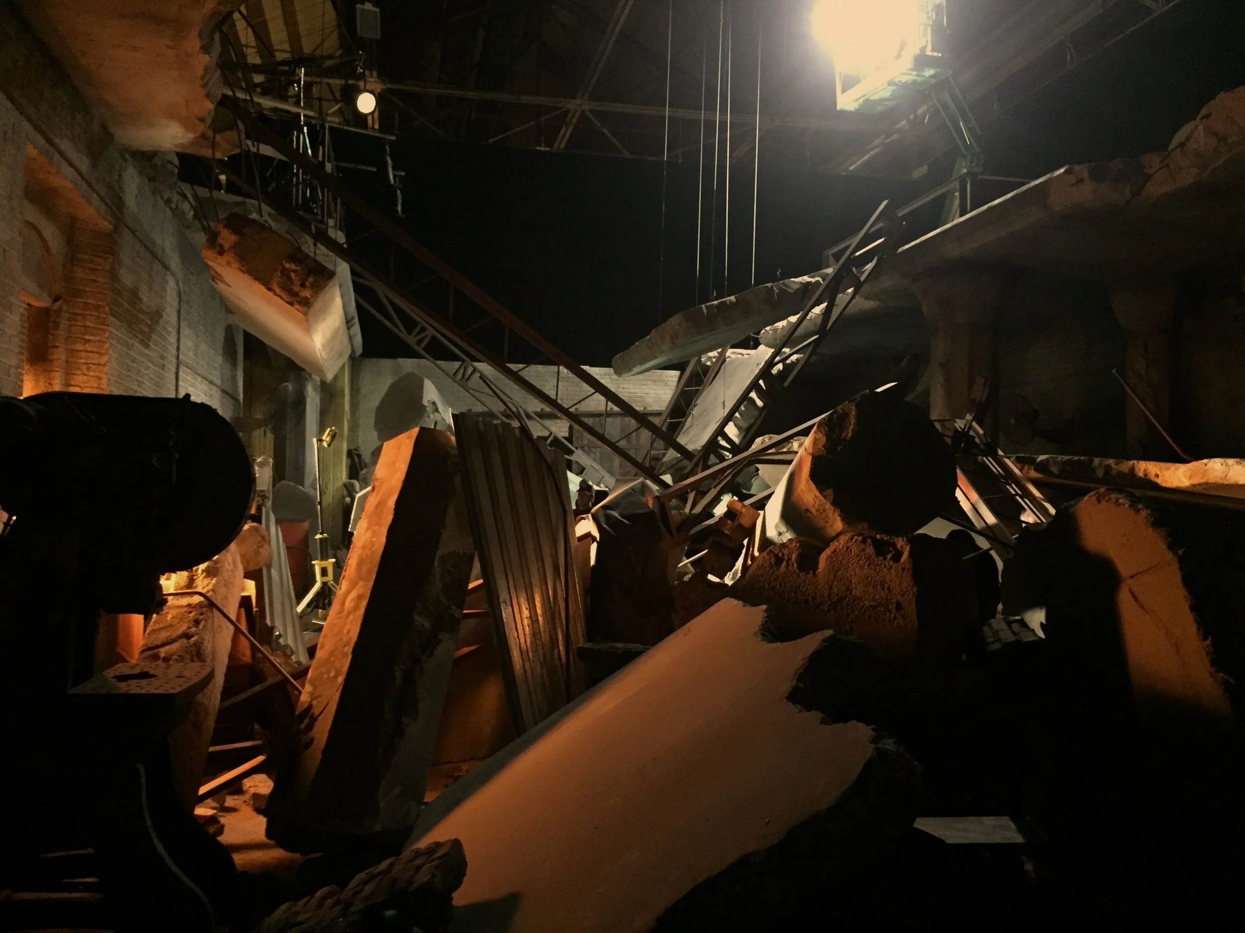 INT. COLLAPSED BUILDING