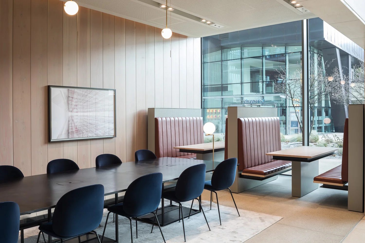 Co-Working Area at 4 Kingdom Street, Paddington Central, London. 