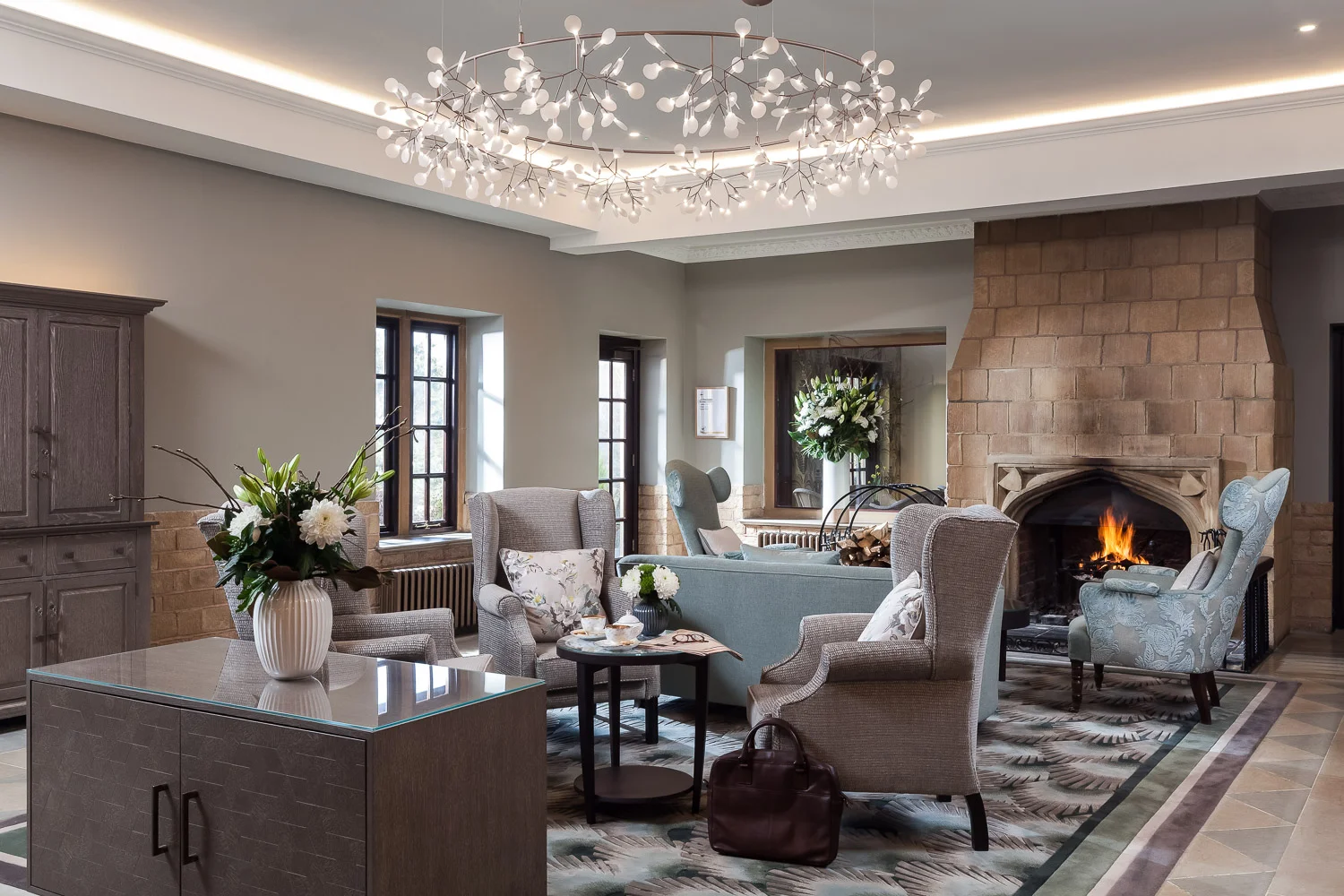 Reception at Pennyhill Park Hotel & Spa