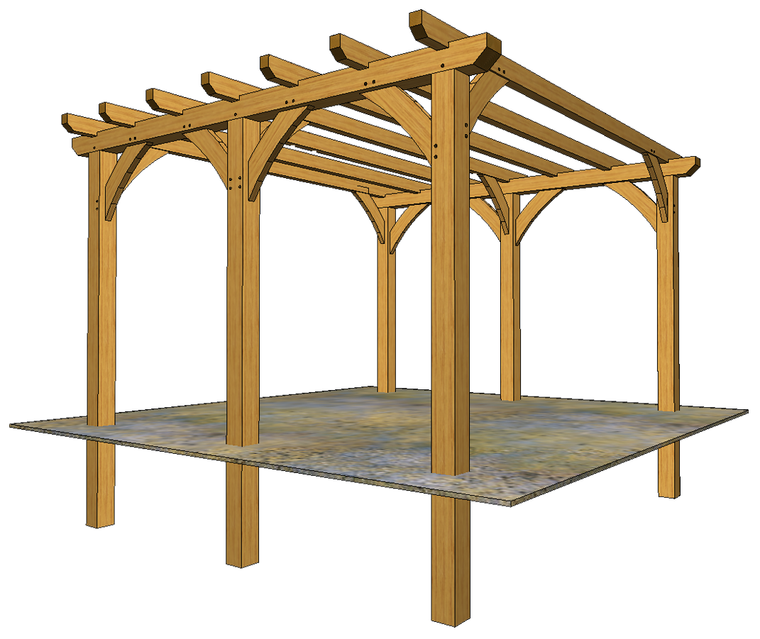 OAK PERGOLAS AND OAK LITCHGATES — TIMBER FRAME PORCHES