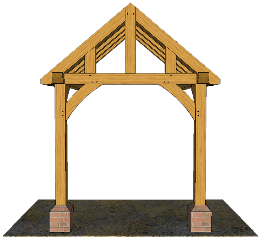 2 POST GABLE TRUSS WITH STRUTS ON 3 BRICKS   T1.png