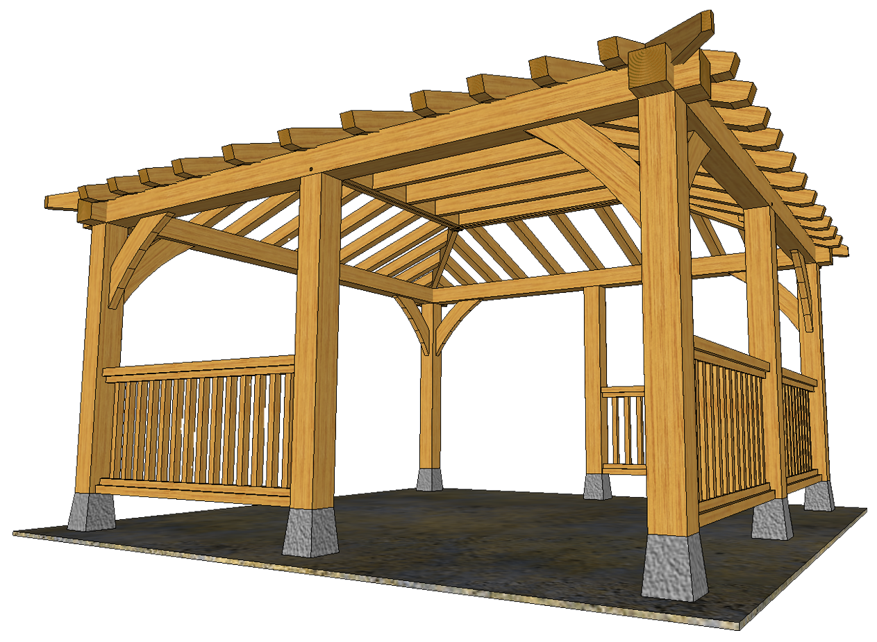 4 POST GAZEBO PAVILLION STYLE 3D1   T1.png