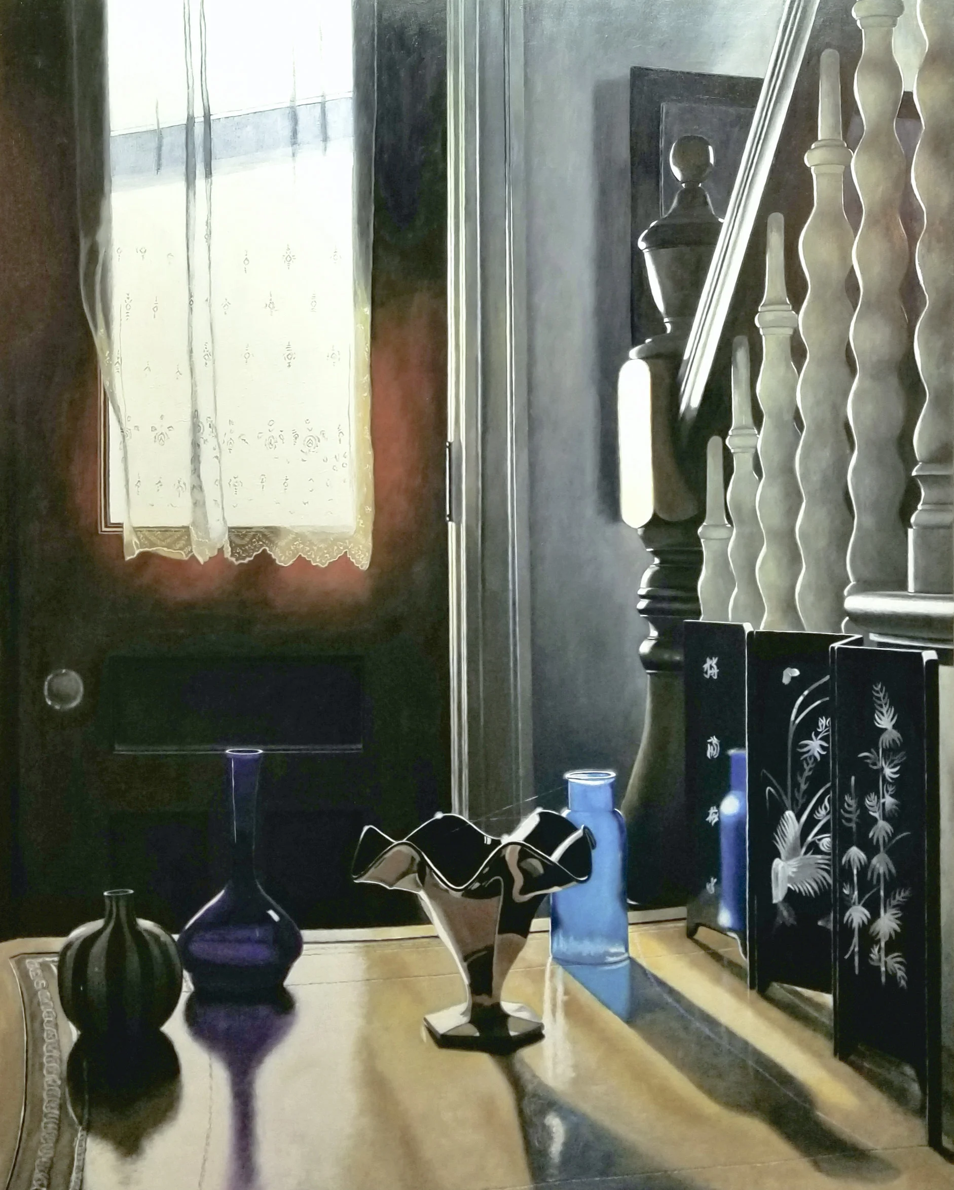 "What Remained" oil on panel, 50x40 inches