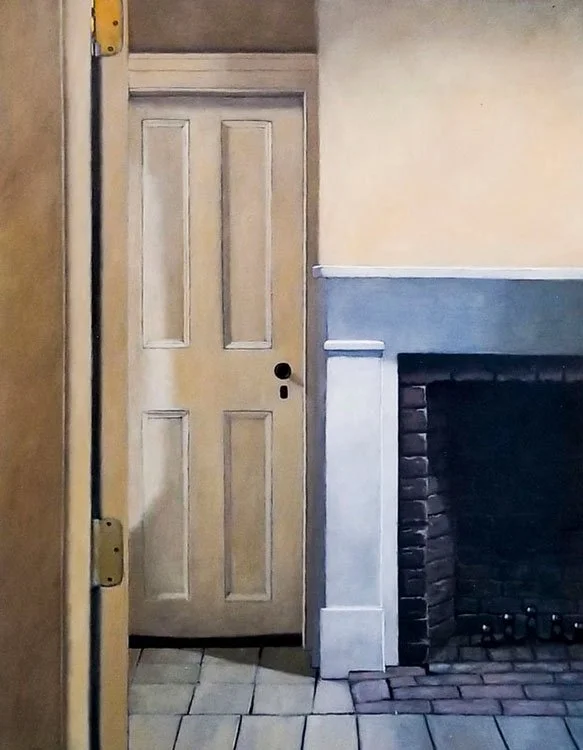 Surface, oil on panel, 14x11 inches
