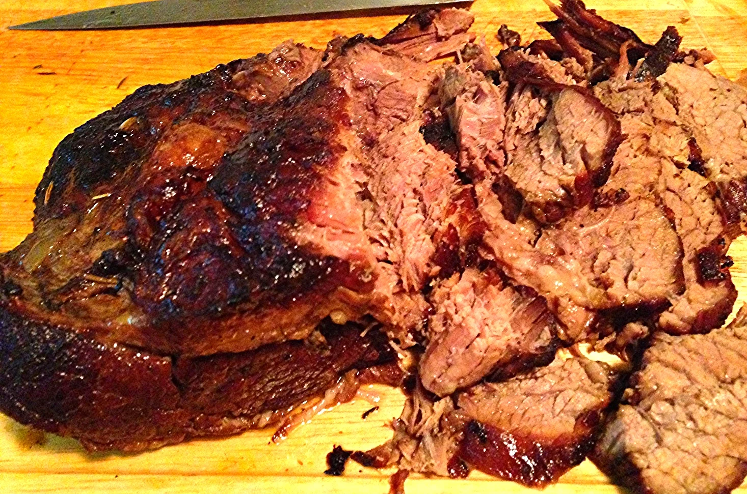 Braised Grass Fed Beef Brisket