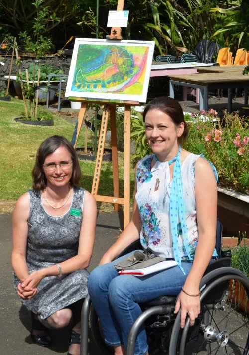 Hon. Mojo Mathers and Tanya Black