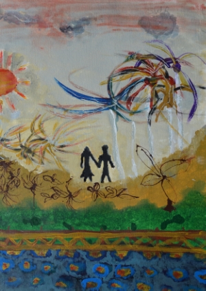 Boy and Girl, That Bombing , by Sharat Walter