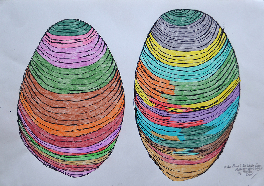 Fatu Enari Two Easter Eggs Picture , 2017
