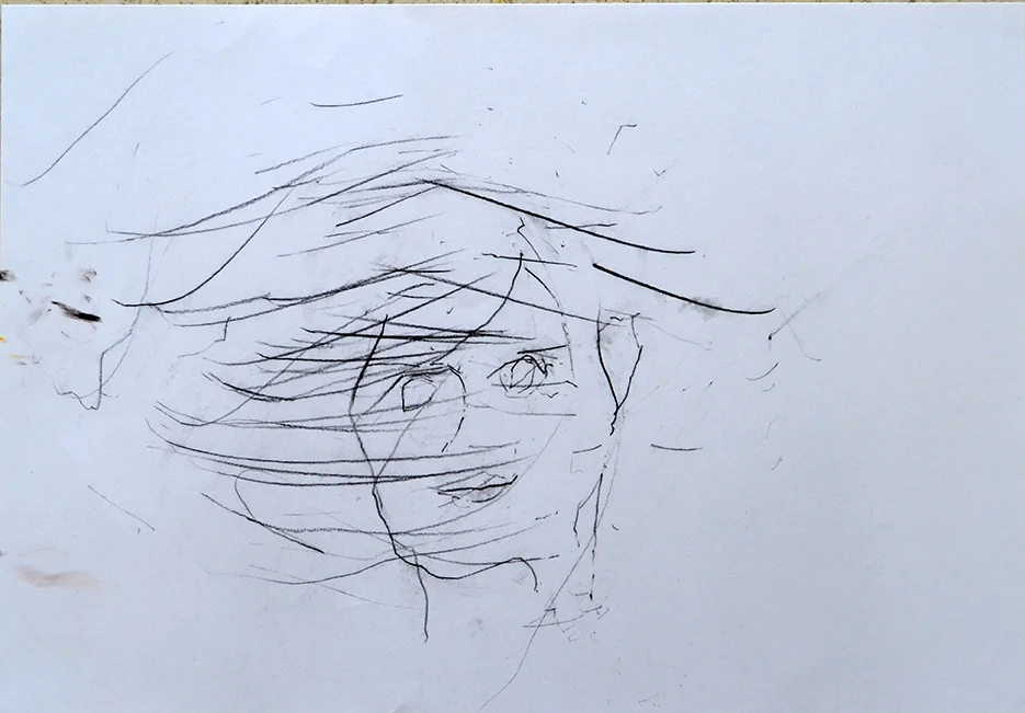 John Penman Self Portrait With Headwand 2017