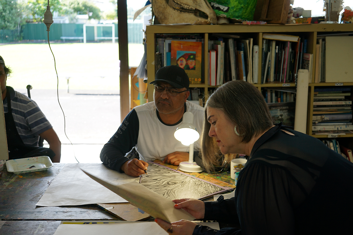 Dame Denise and Michael Nathan