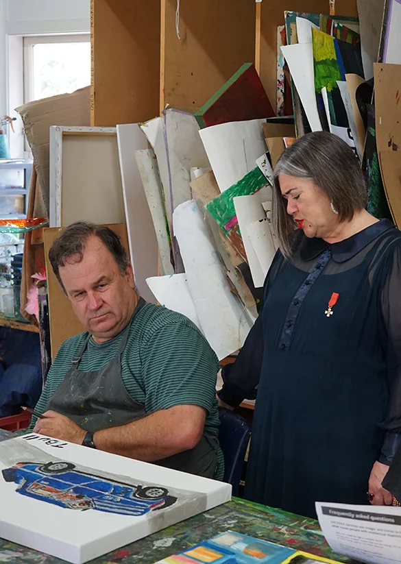 Dame Denise and Trevor Bull