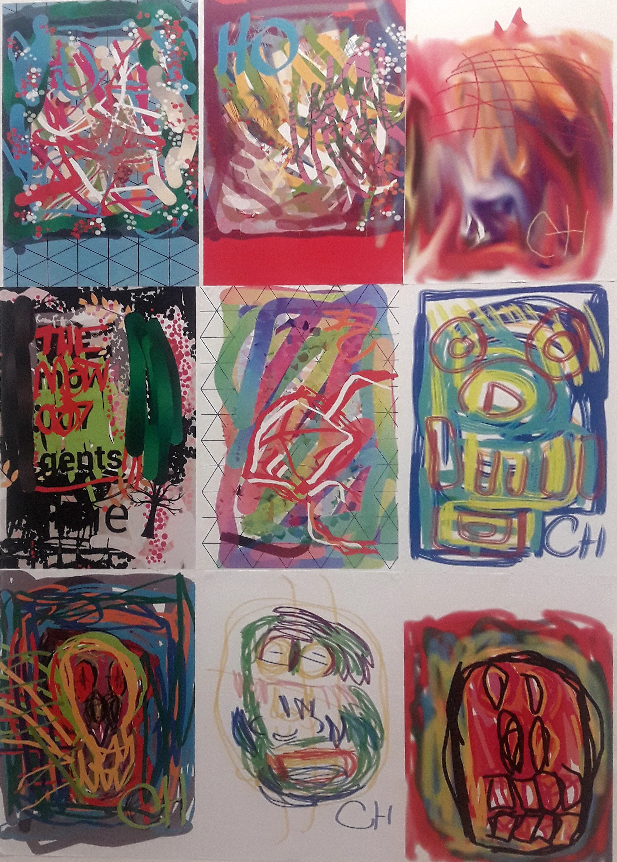 Colin Harris - I Phone Drawings