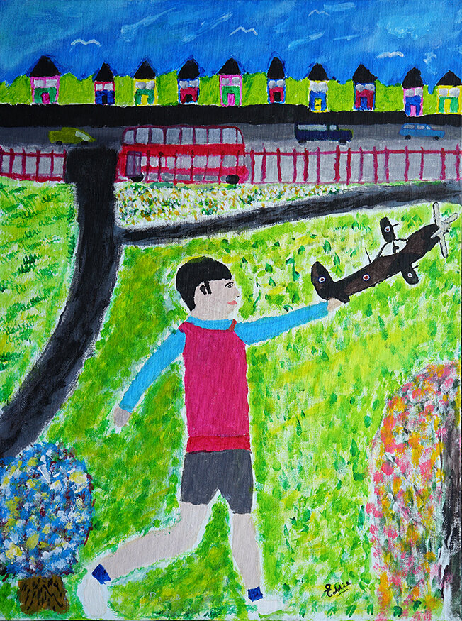 Eddie Mcmenemy - Boy with Aeroplane