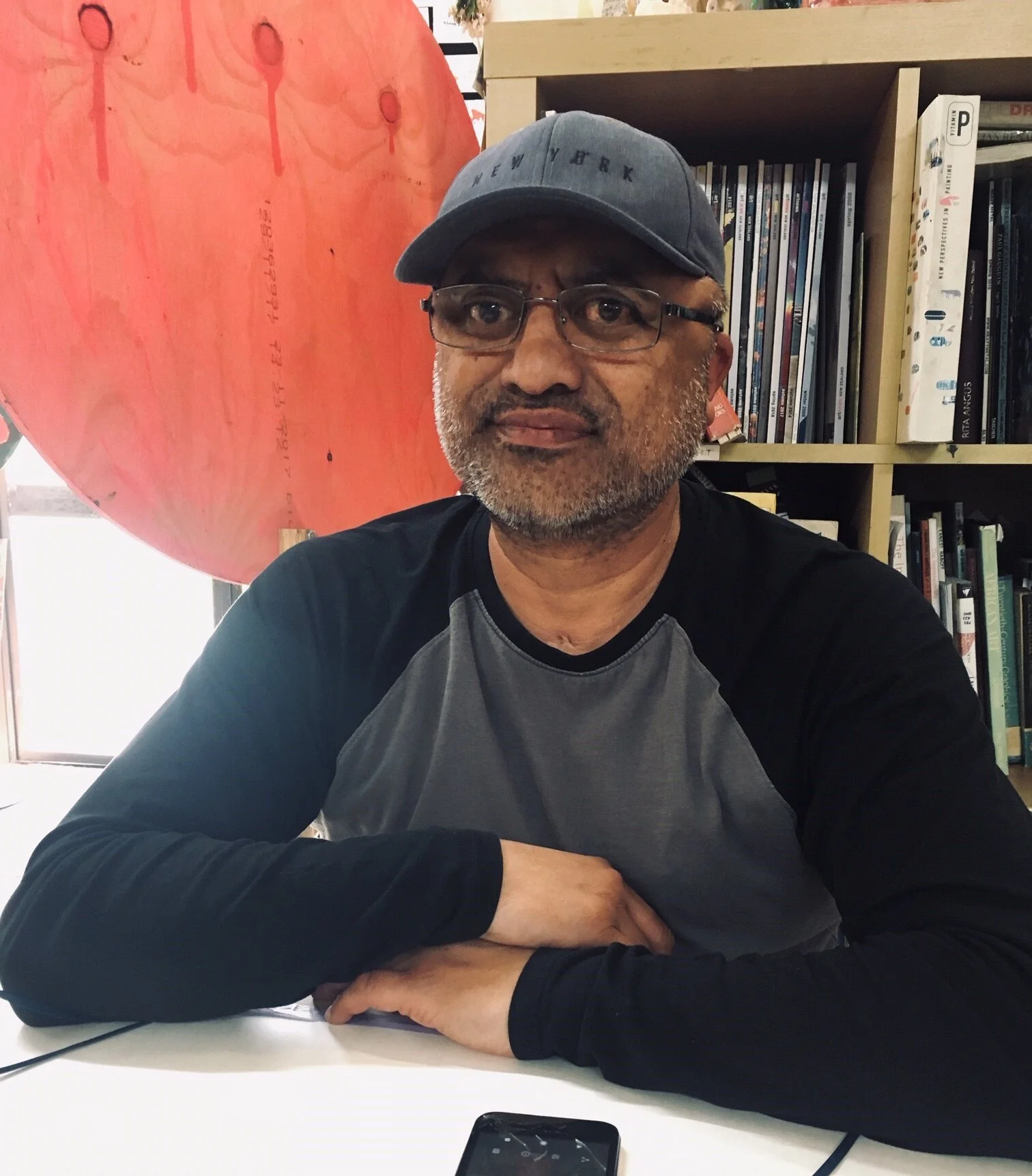 Michael Nathan in the studio