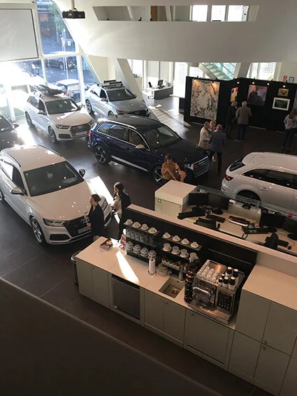 Giltrap Audi coffee spot