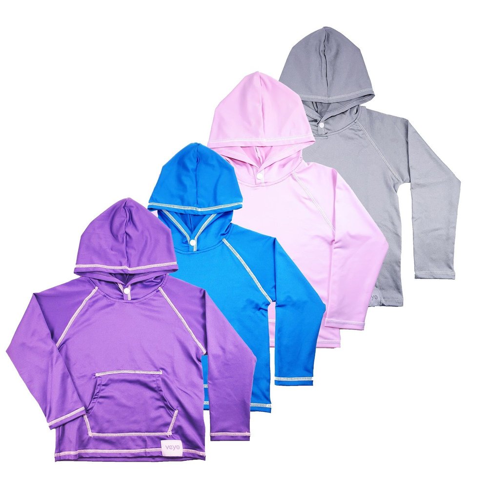 Kids Sun Hoodie Uv Protection Sun Shirt