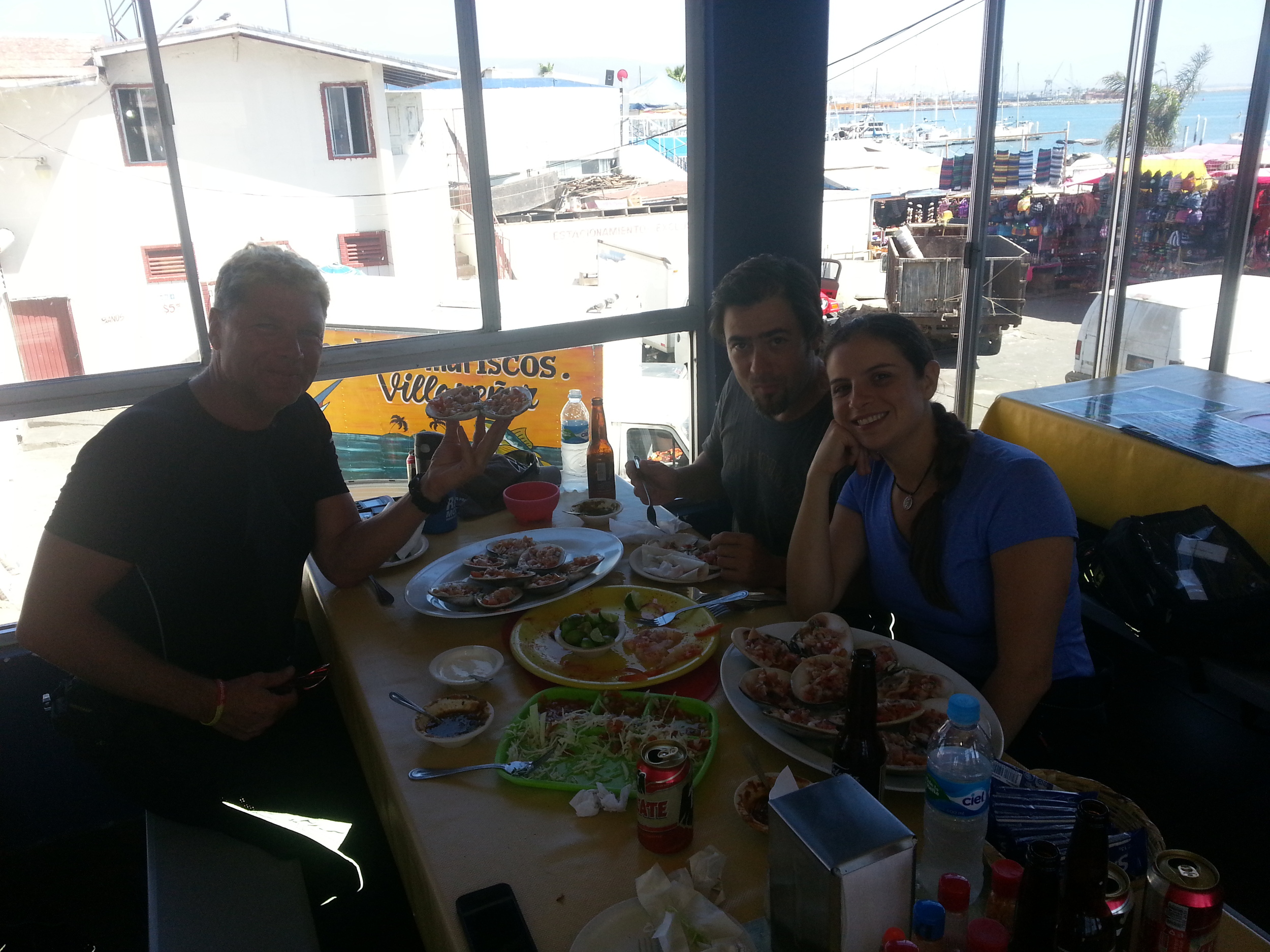 Ensenada lunch by the water
