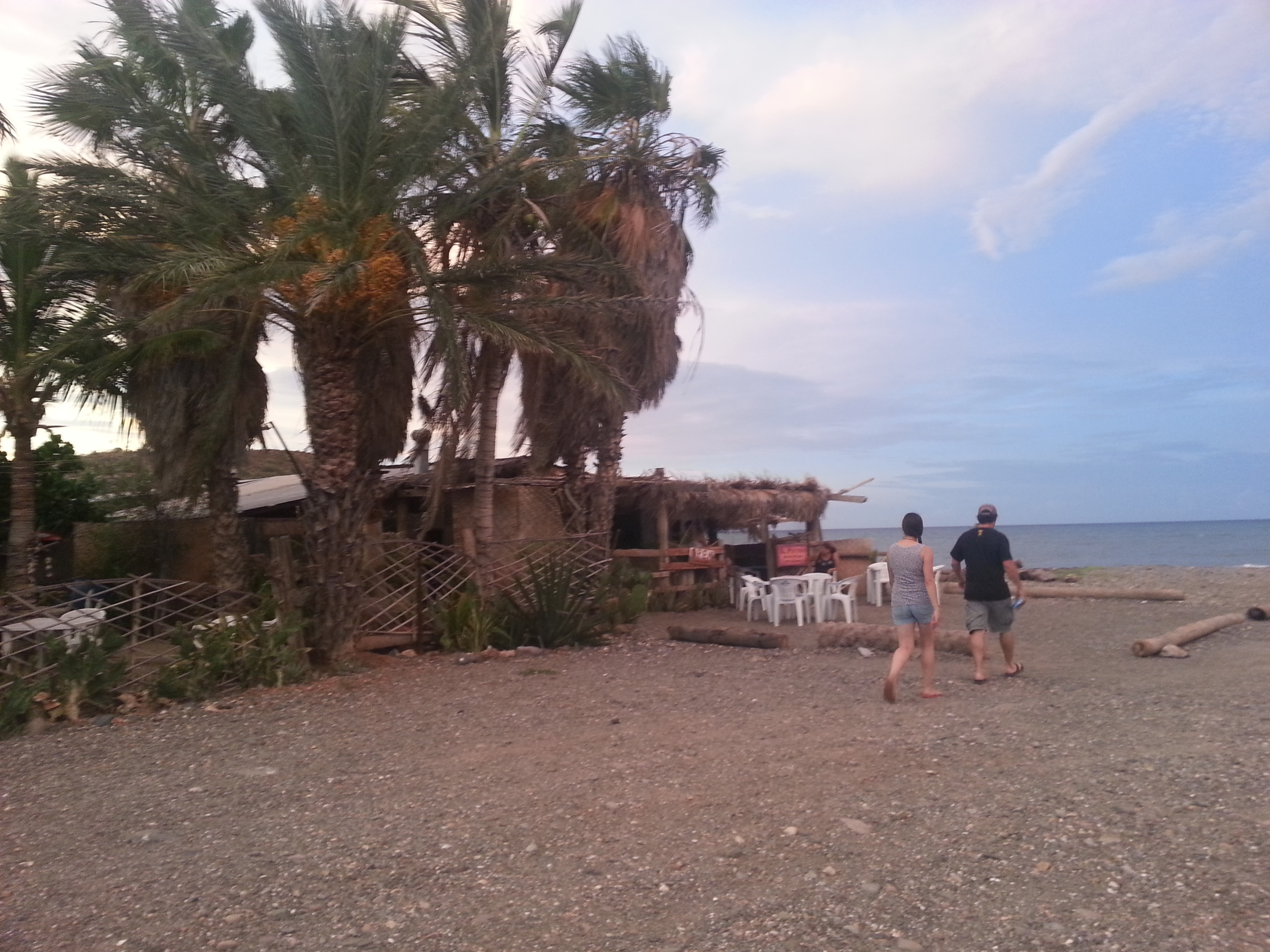 Dining by the sea