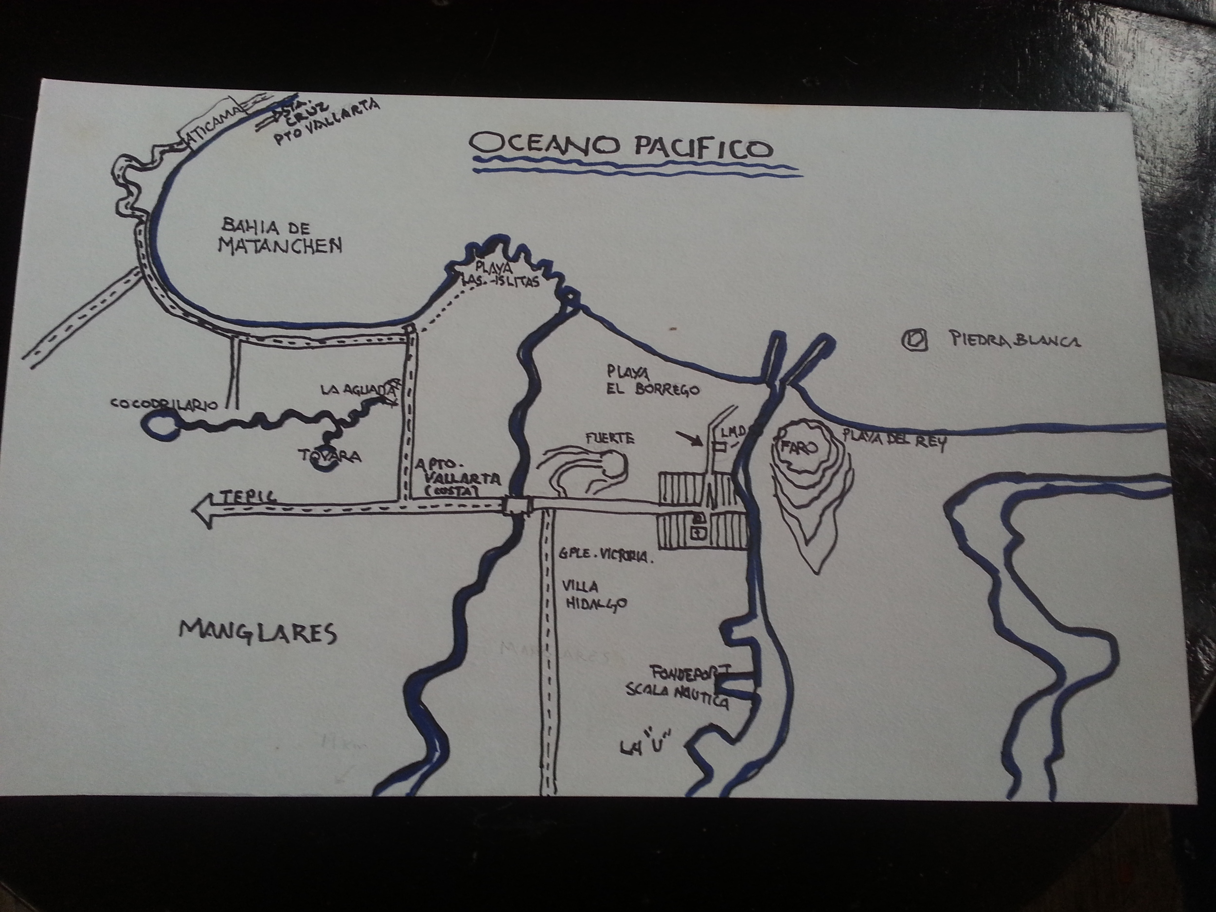 His self-drawn road map