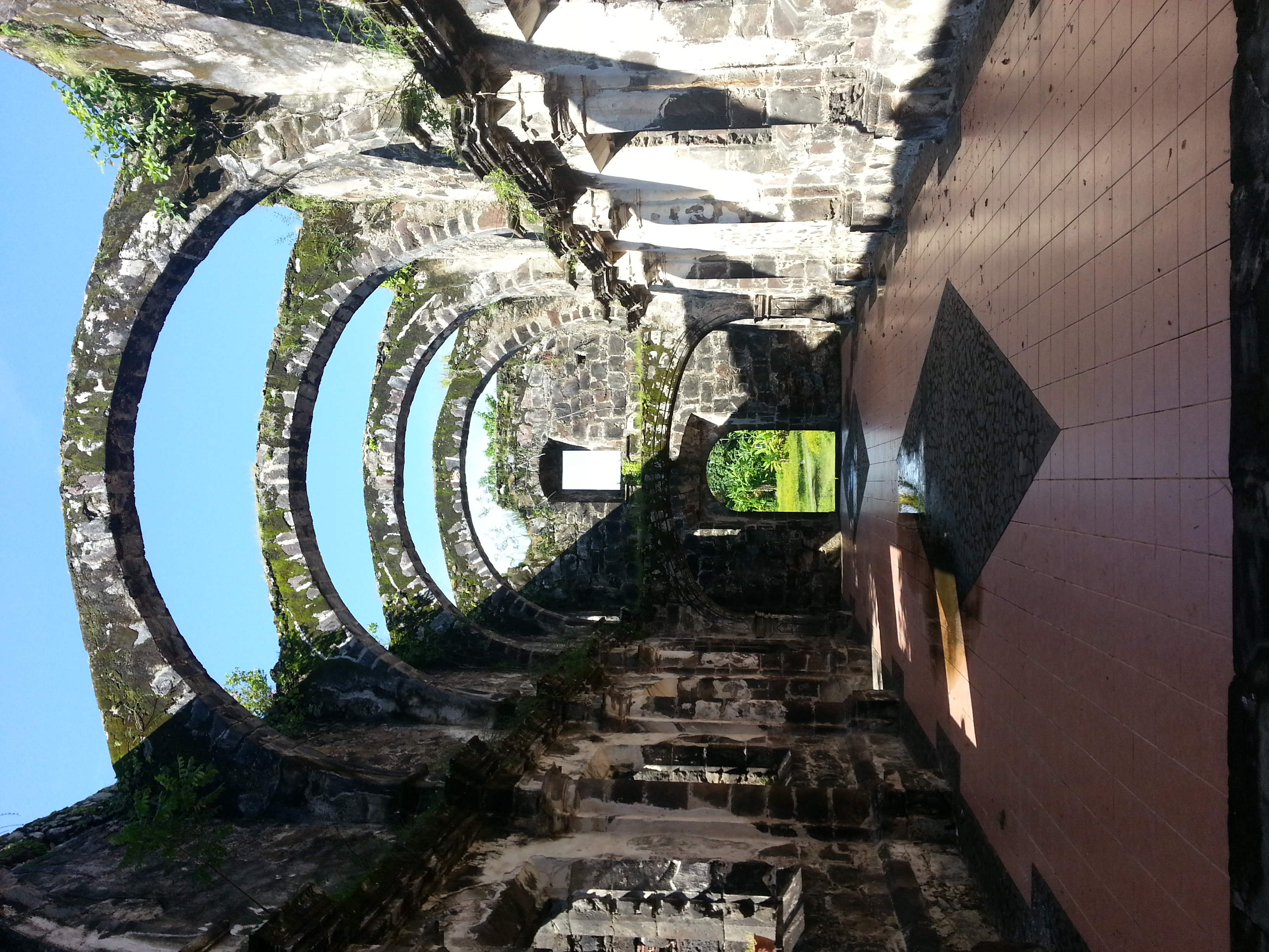 Old cathedral with new flooring