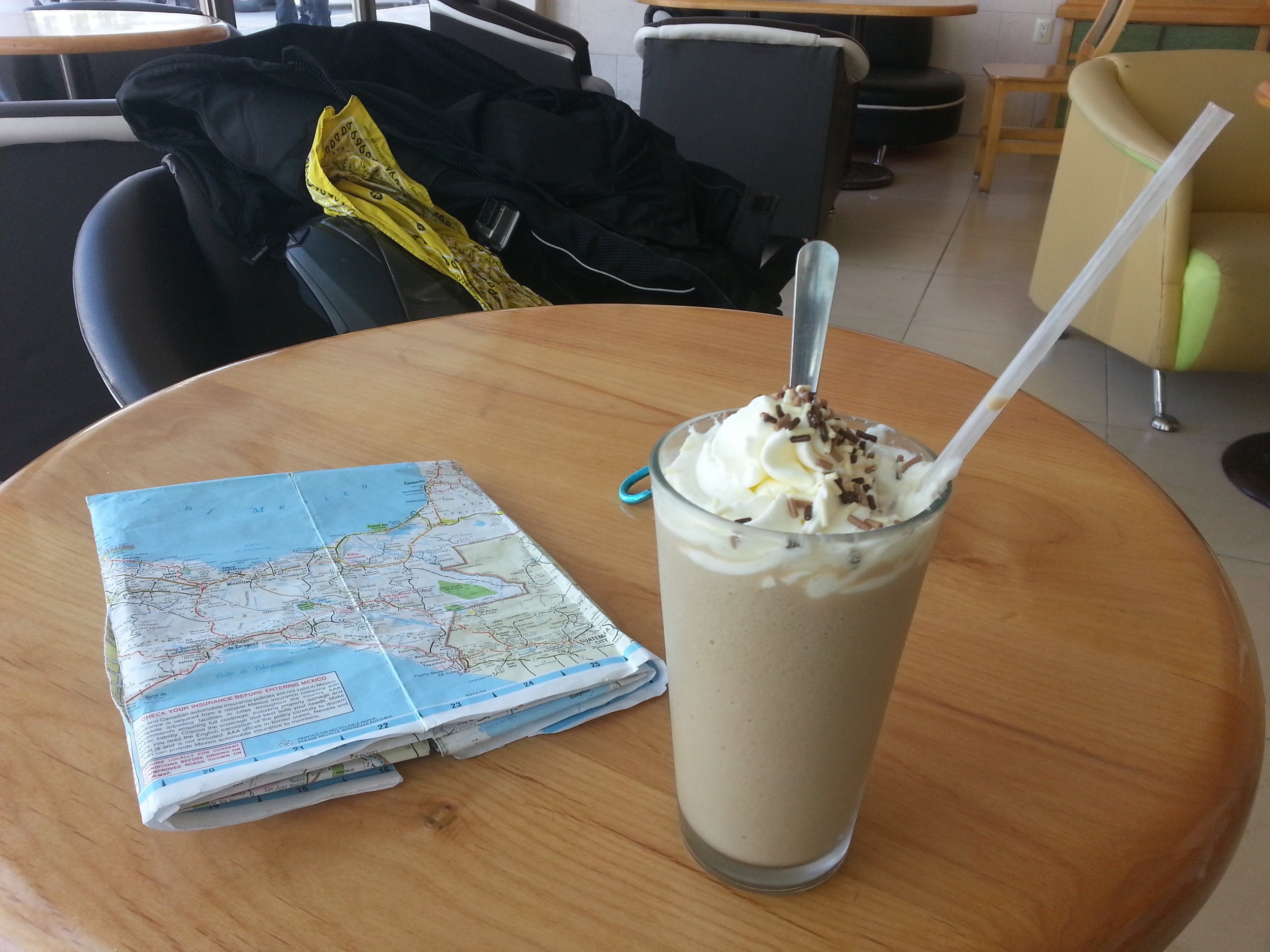 Quickie breakfast in Ciudad del Carmen.