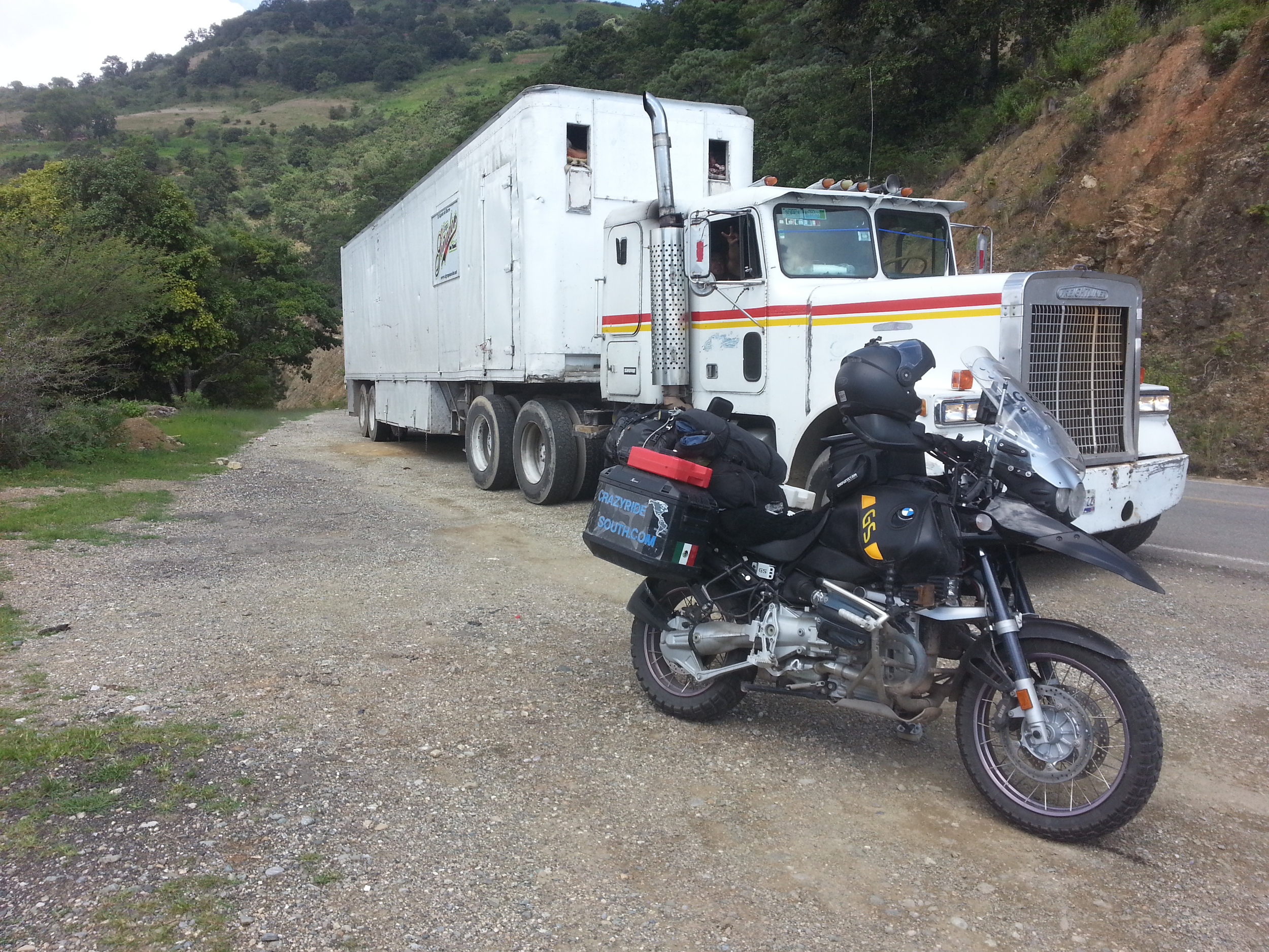 Hey...you make my bike look small...