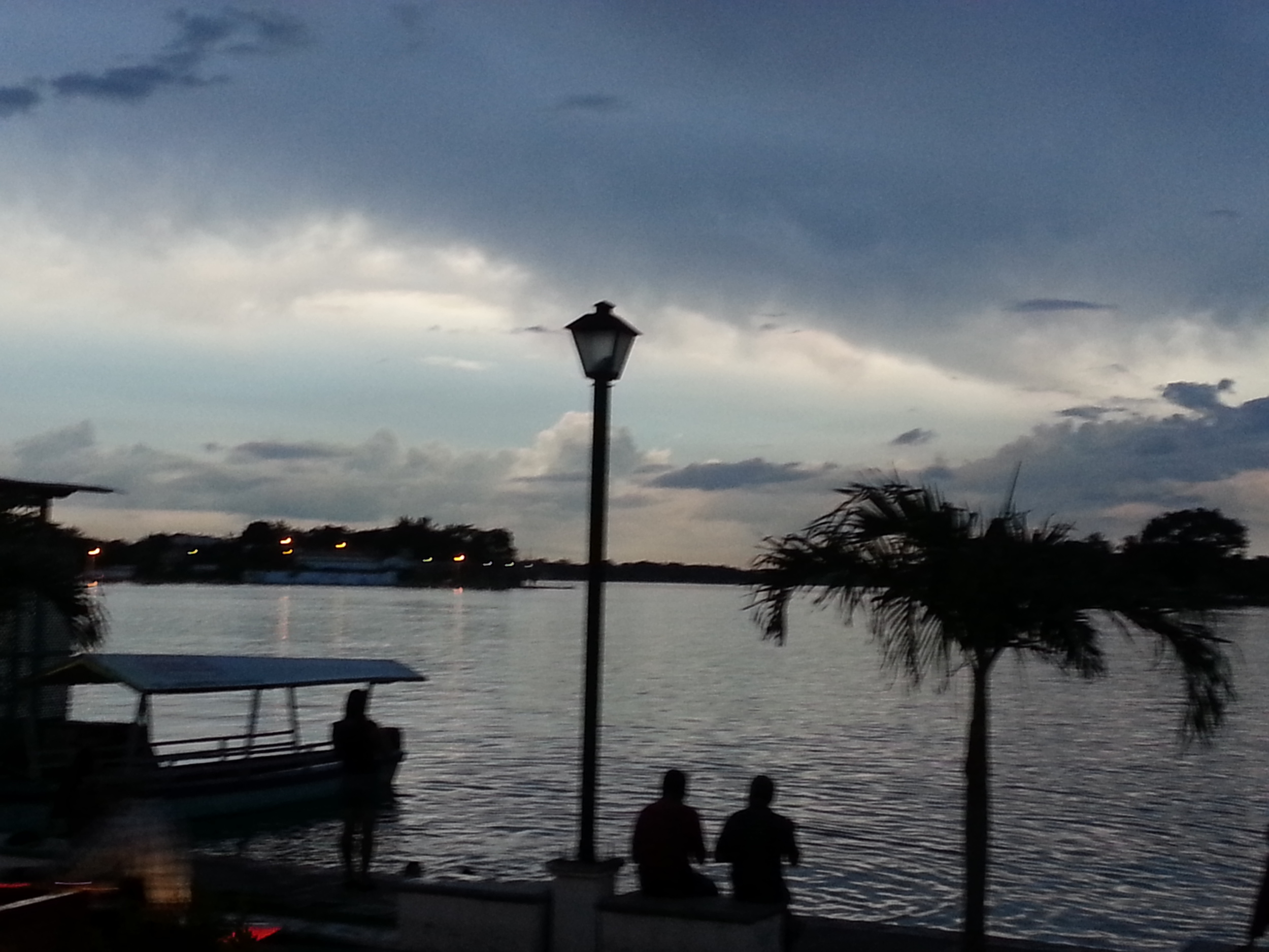 Dusk over Lago Peten Itza