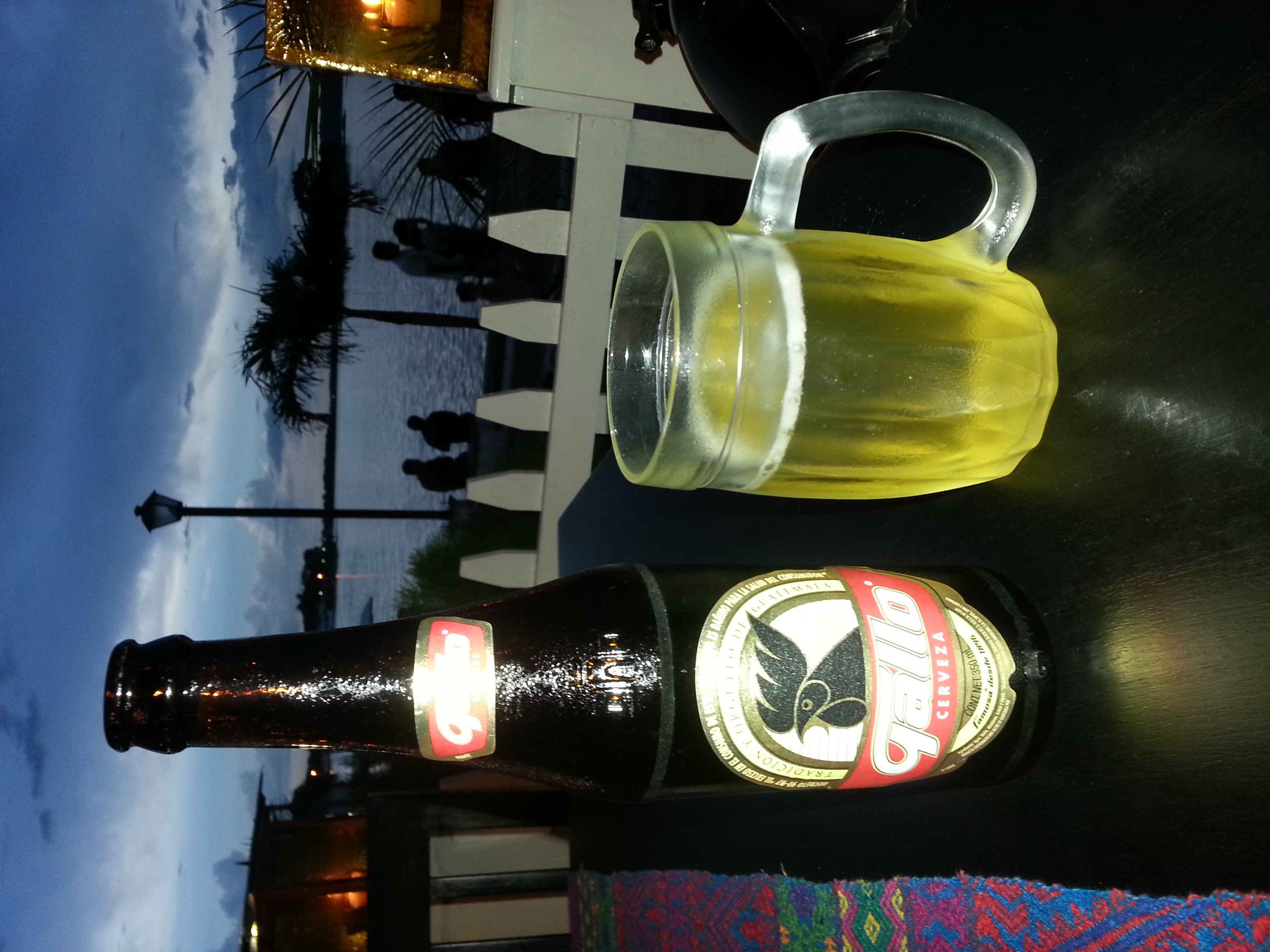 Guatemalan beer with....