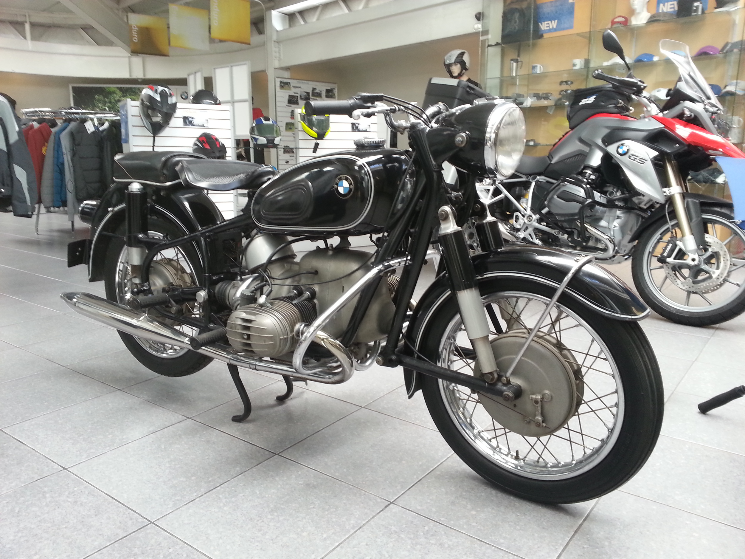 Piece of BMW history on the showroom floor...